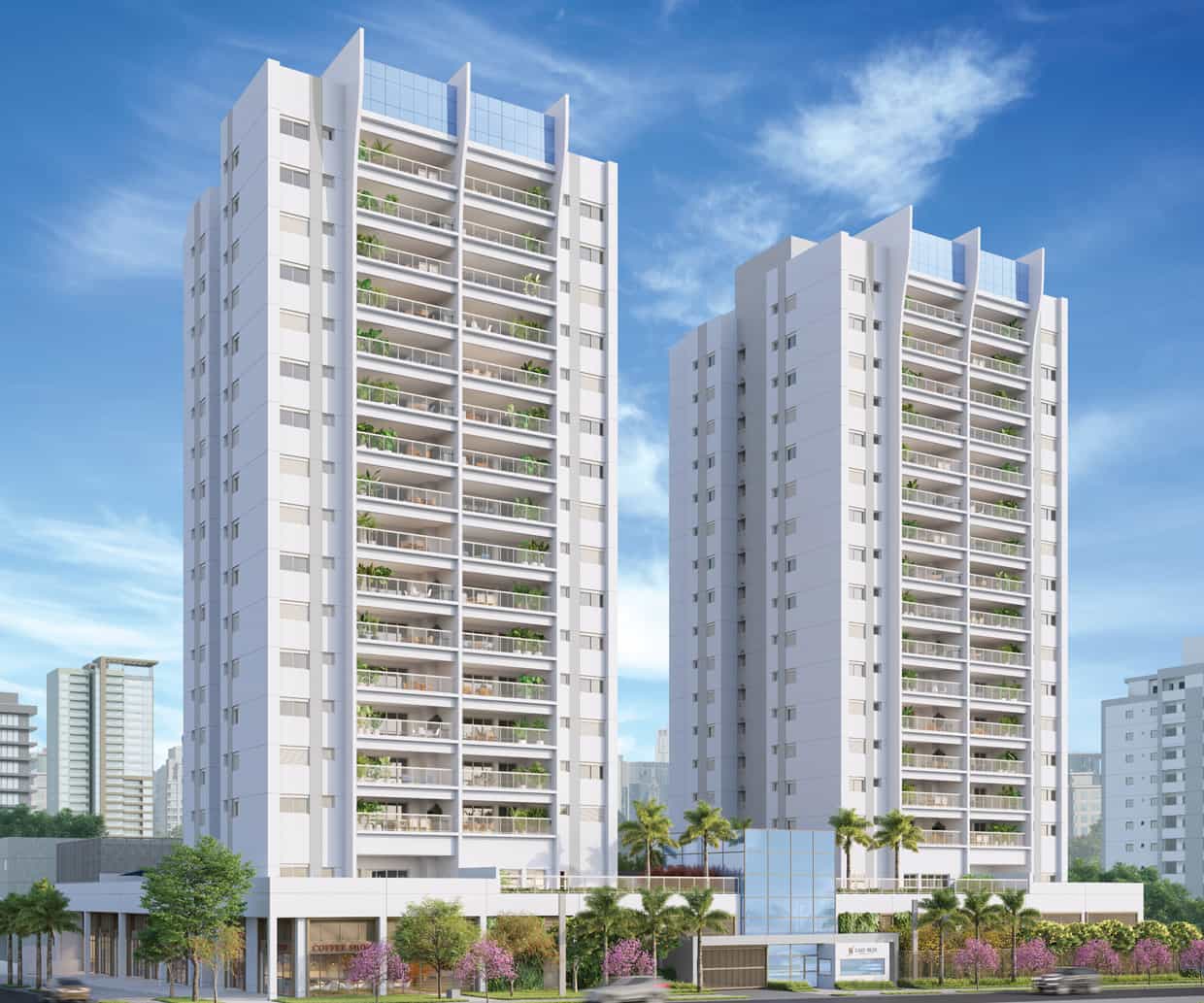 Condomínio EAST BLUE RESIDENCES TATUAPÉ - foto de fundo