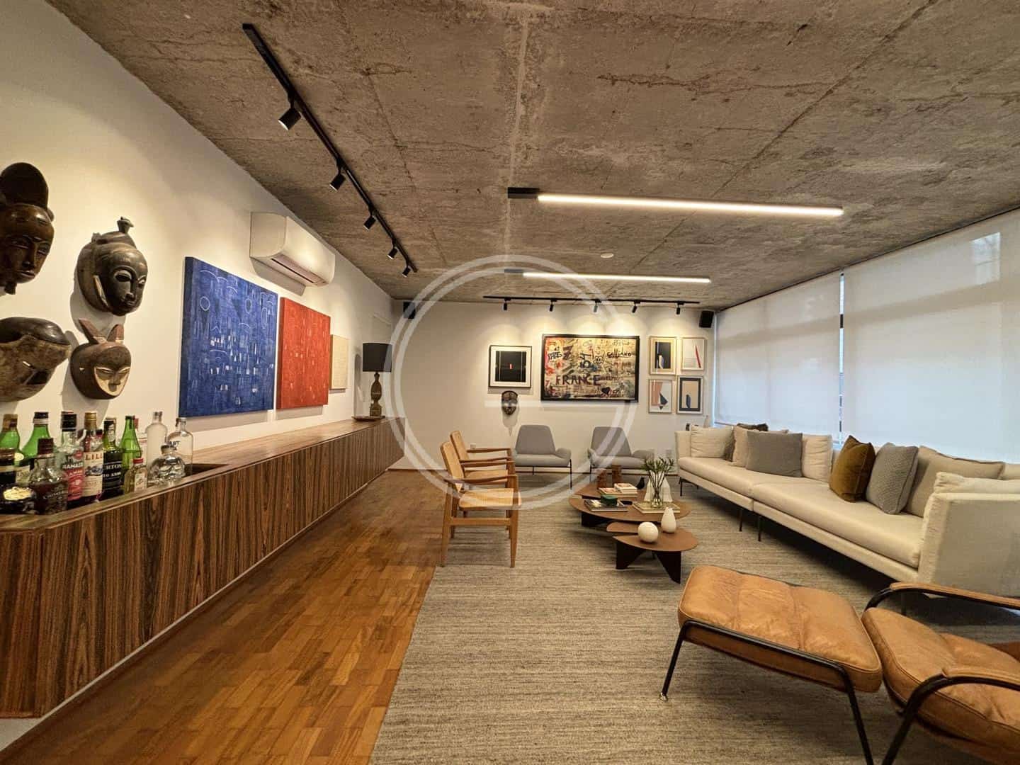 Edifício Cristal Jardim Paulista Sala de estar