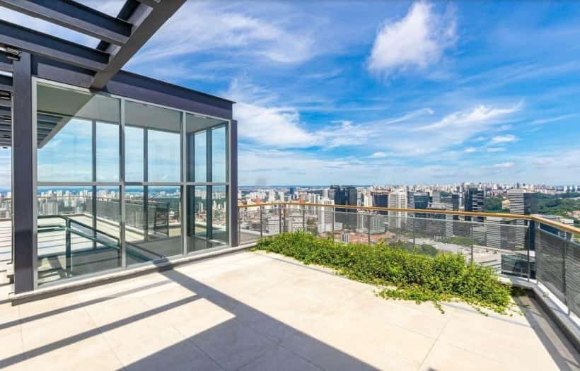 Cobertura a Venda No Brooklin Vista panorâmica