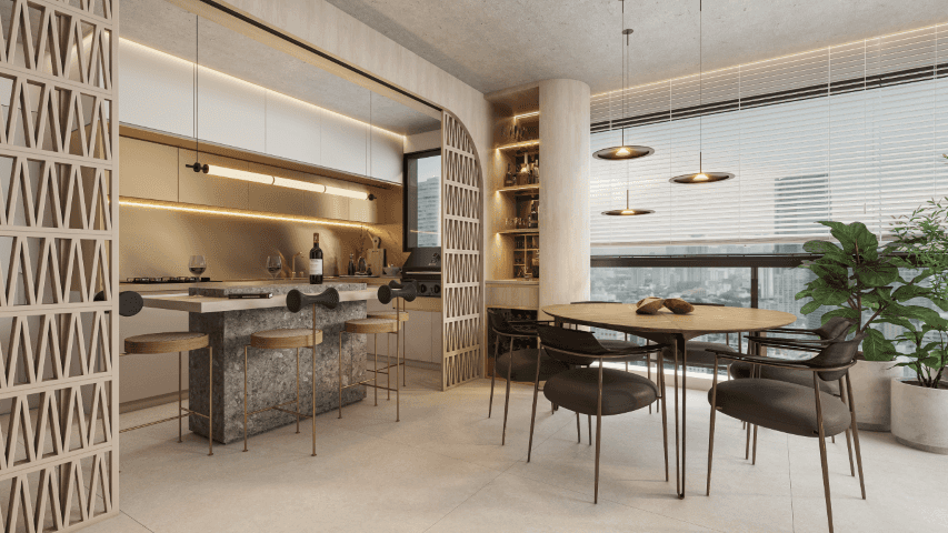 Excellence Perdizes By Exto Cozinha e Sala de Jantar