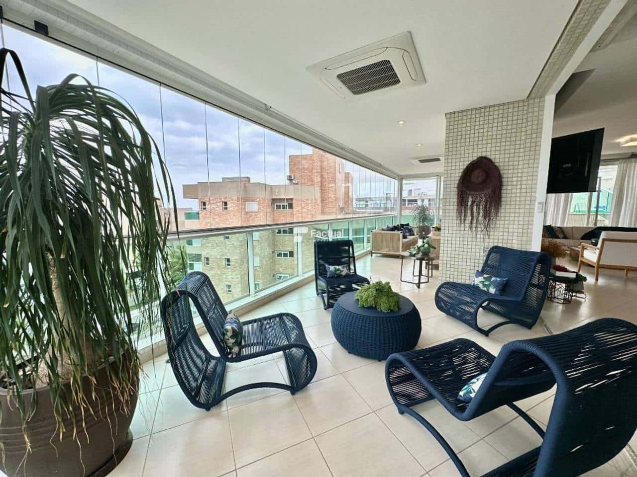 Residencial Porto Das Dunas Sala de convivência