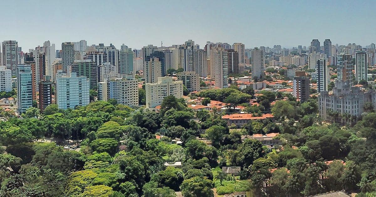 Vista de Campo Belo - Bairro Residencial ao lado do Shopping Ibirapuera