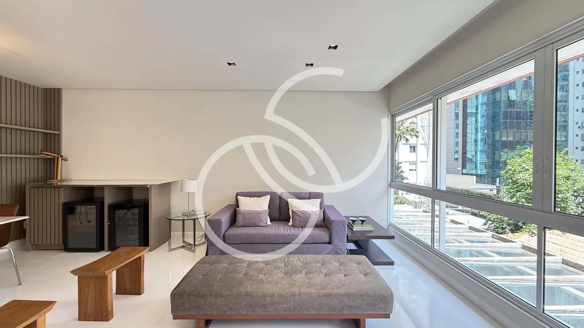 Condomínio Arapacis Residenza Itaim Bibi Sala de estar Condomínio Arapacis Residenza Itaim Bibi Sala de estar
