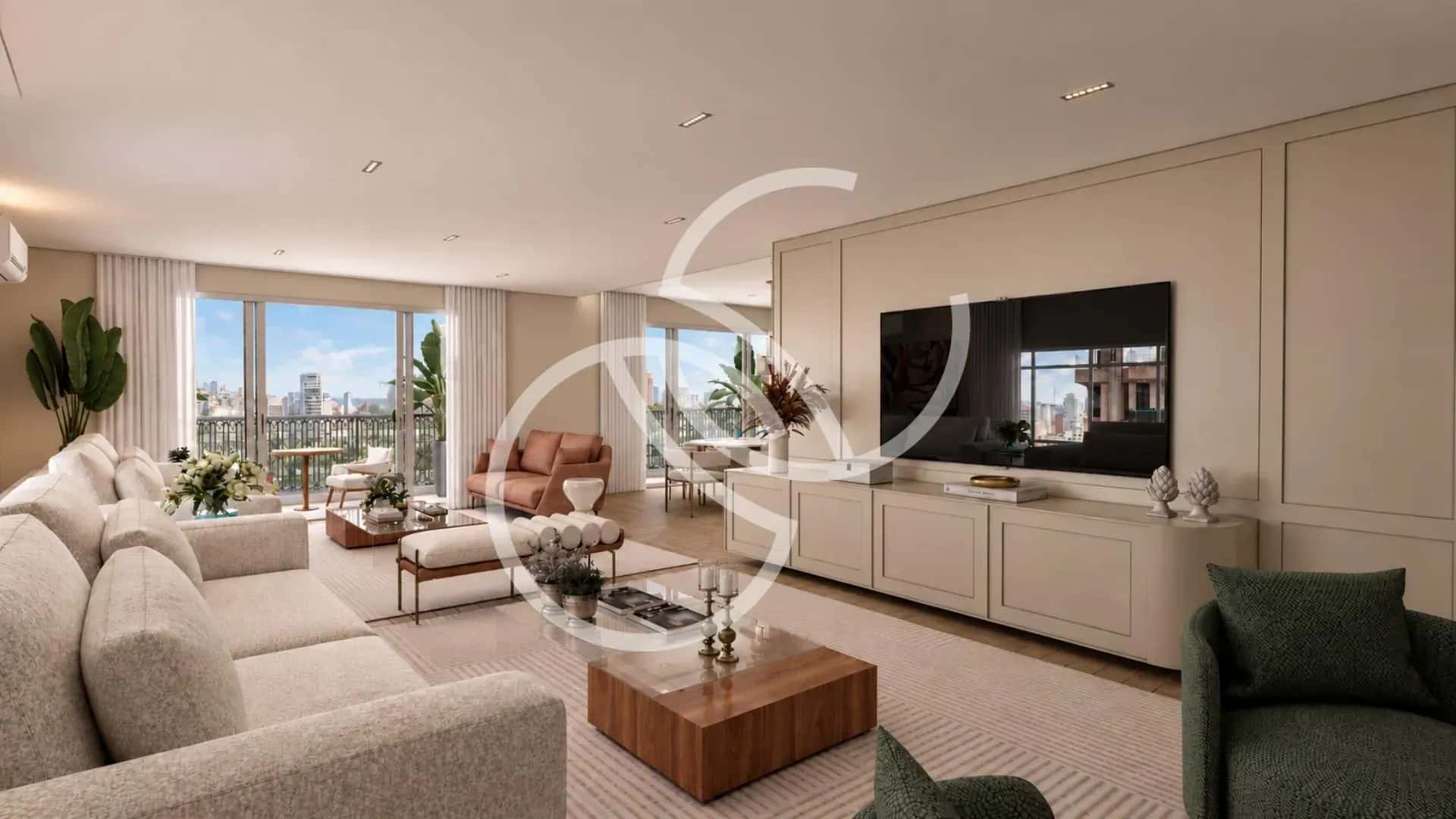 Apartamento com 3 quartos em Consolação, São Paulo — Edifício Tucuna - foto 1 Apartamento com 3 quartos em Consolação, São Paulo — Edifício Tucuna - foto 1