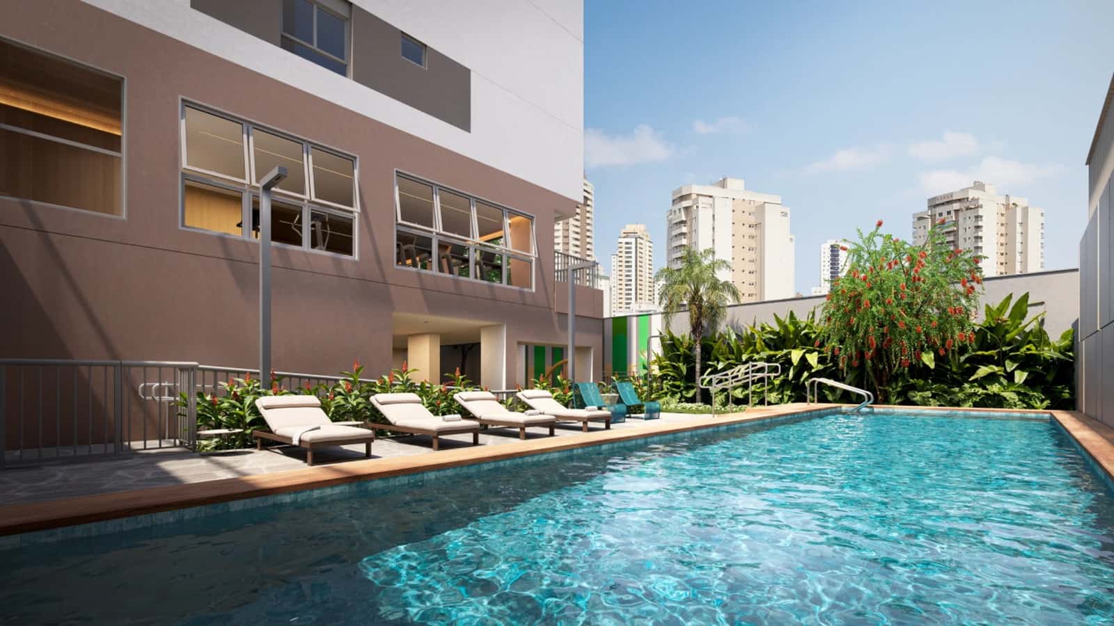 Eucalys Moema Lírio Trajab Piscina Eucalys Moema Lírio Trajab Piscina