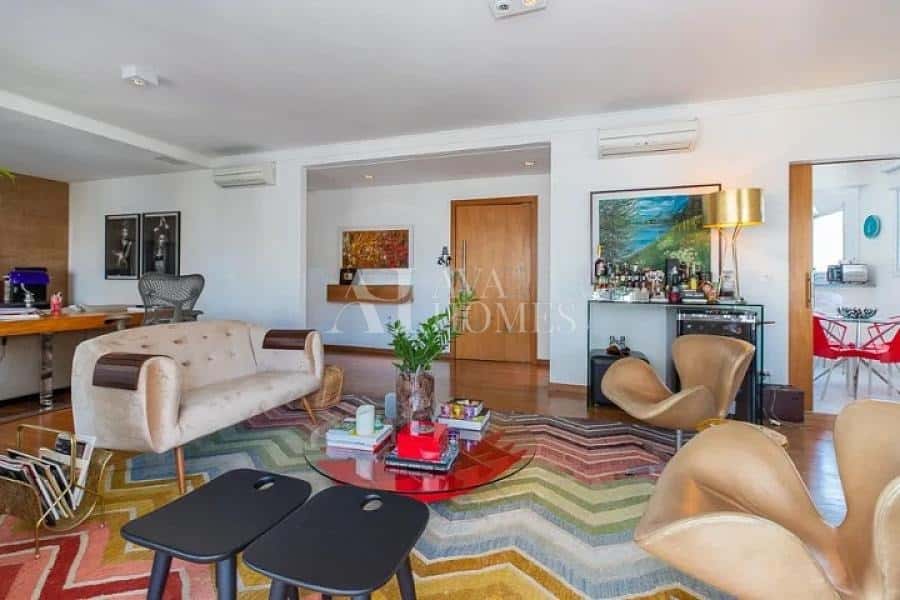 Edifício Shanti Apartamento Itaim Bibi Sala de estar Edifício Shanti Apartamento Itaim Bibi Sala de estar