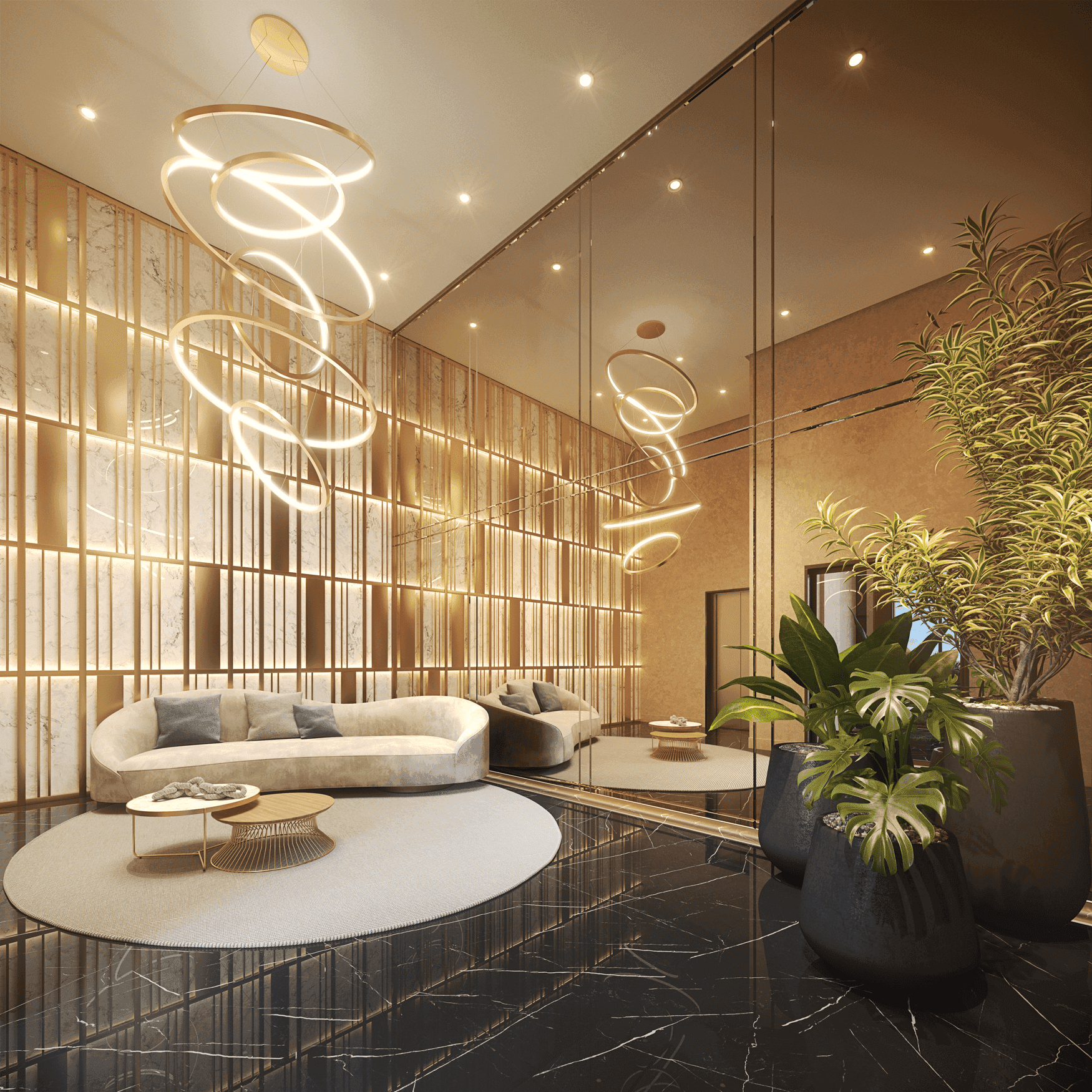 Living Grand Jardim Sala de estar Living Grand Jardim Sala de estar