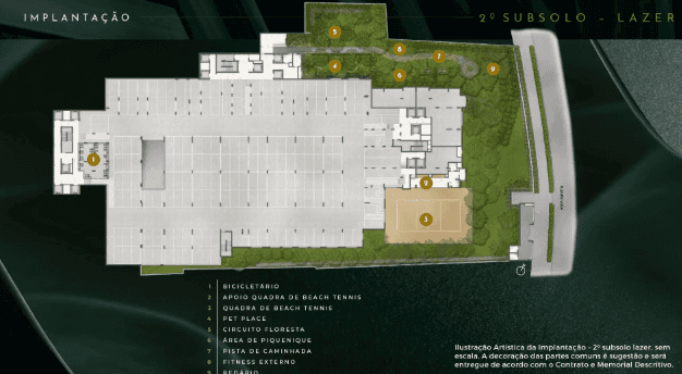 Verdant Parque Resort Planta 2º Subsolo Lazer Verdant Parque Resort Planta 2º Subsolo Lazer