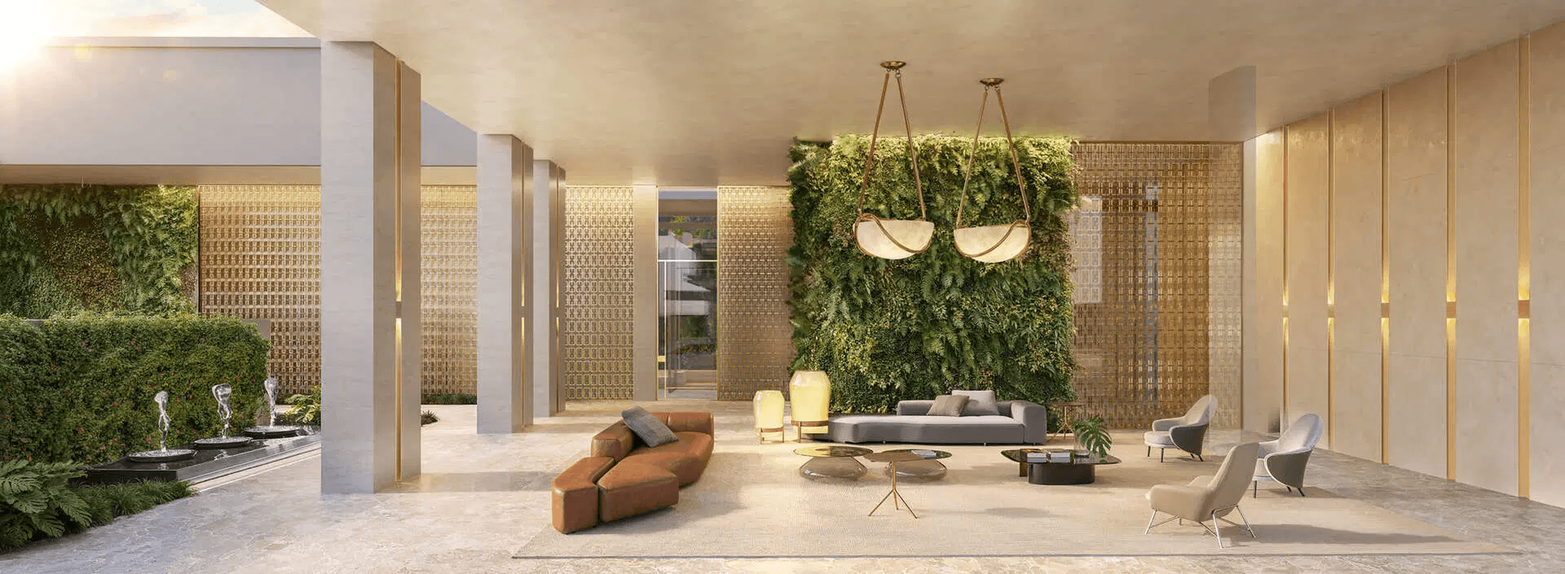 Cyrela Portrait Ibirapuera Lobby Cyrela Portrait Ibirapuera Lobby