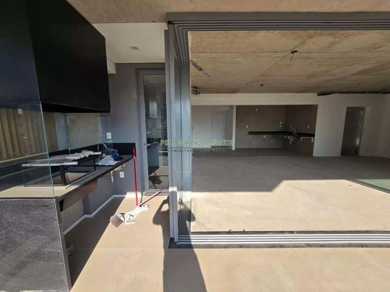 Apartamento o Parque Brooklin Sala de estar e cozinha integradas Apartamento o Parque Brooklin Sala de estar e cozinha integradas