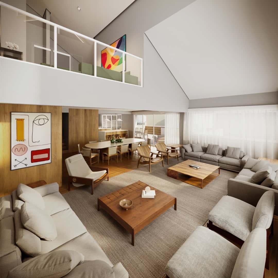 Bougainville Campinas Sala de estar Bougainville Campinas Sala de estar