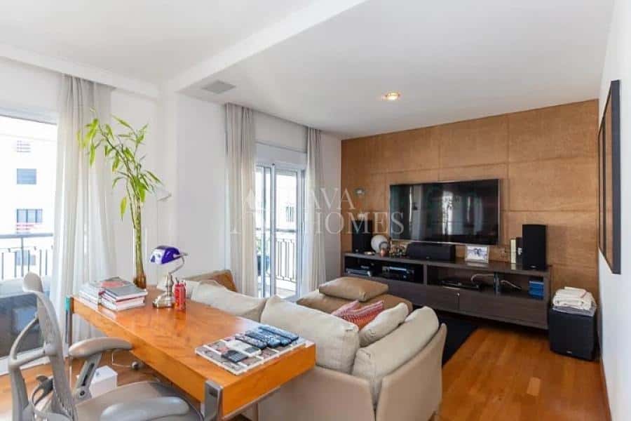 Edifício Shanti Apartamento Itaim Bibi Sala de estar Edifício Shanti Apartamento Itaim Bibi Sala de estar