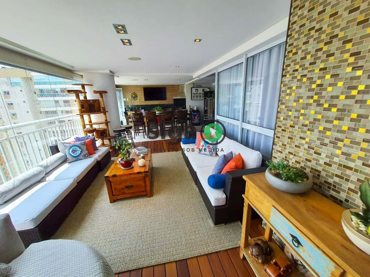 Condominio Praça Das Aguas Sala de estar Condominio Praça Das Aguas Sala de estar