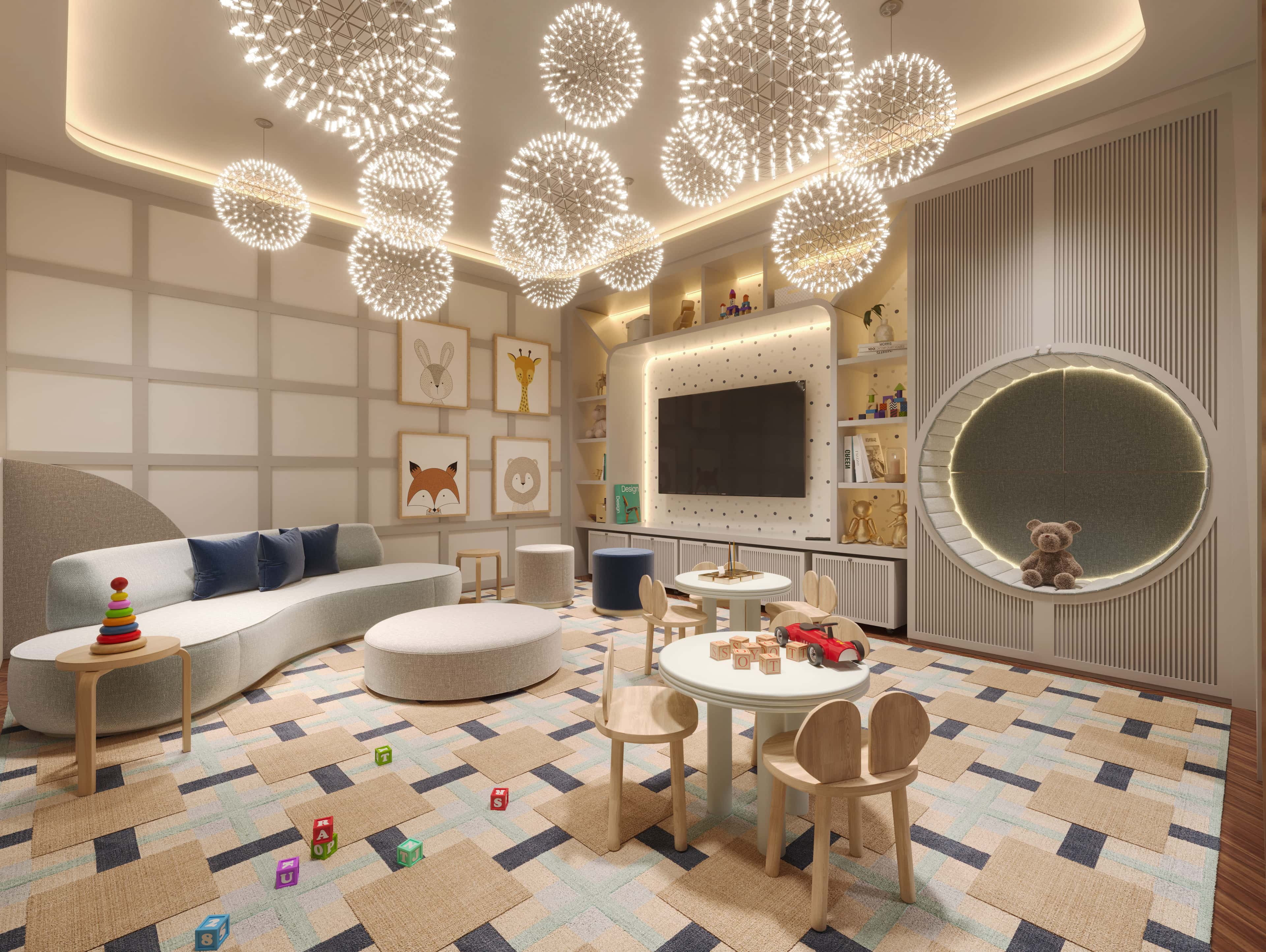 Grand Luxury CNA Sala de brinquedos Grand Luxury CNA Sala de brinquedos