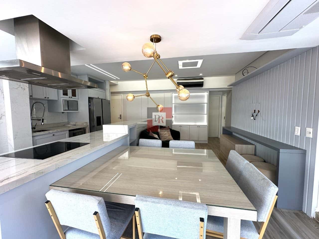 VN Alvorada Vitacon Sala de estar e cozinha integradas VN Alvorada Vitacon Sala de estar e cozinha integradas