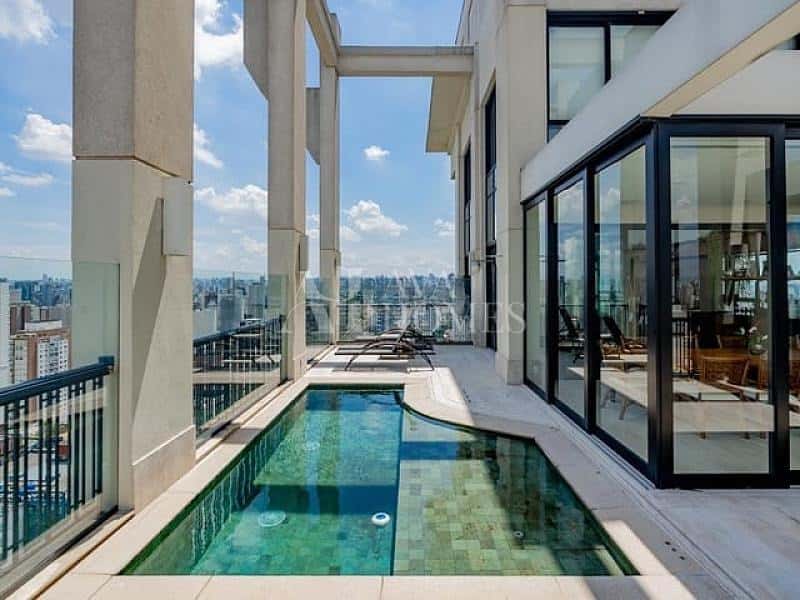 Quartier Auri Cobertura Varanda com piscina Quartier Auri Cobertura Varanda com piscina