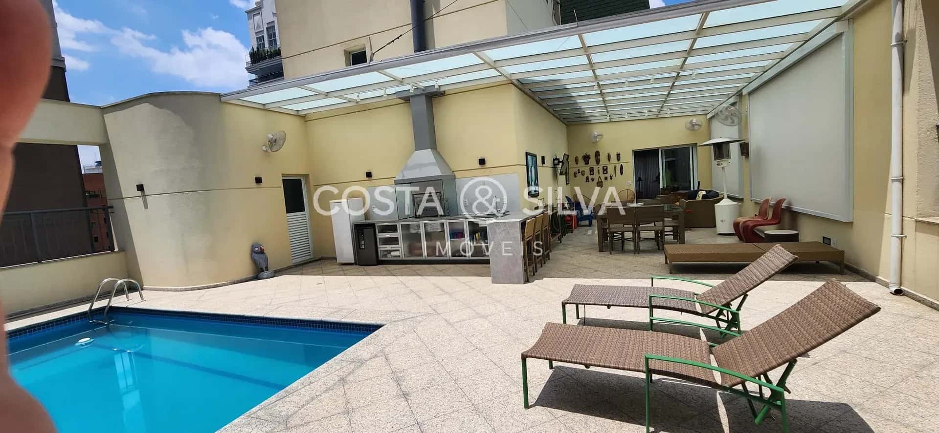 Hassun du Park Cobertura Área de lazer com piscina Hassun du Park Cobertura Área de lazer com piscina