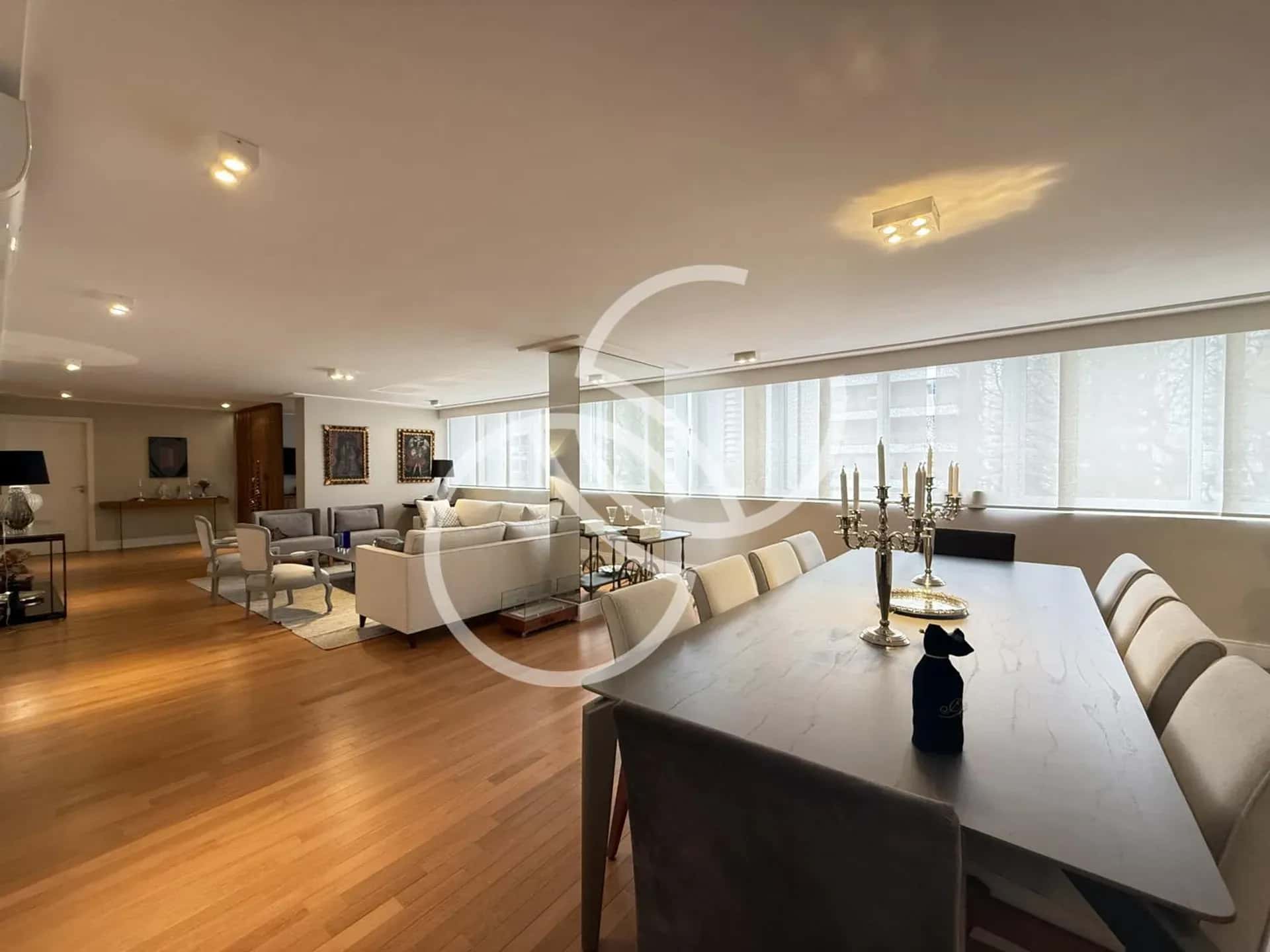 Maria Teresa Jardim Paulista Sala de estar e jantar Maria Teresa Jardim Paulista Sala de estar e jantar