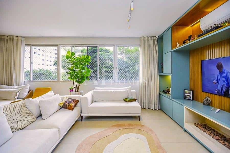 Condomínio Dória Itaim Bibi Sala de estar Condomínio Dória Itaim Bibi Sala de estar