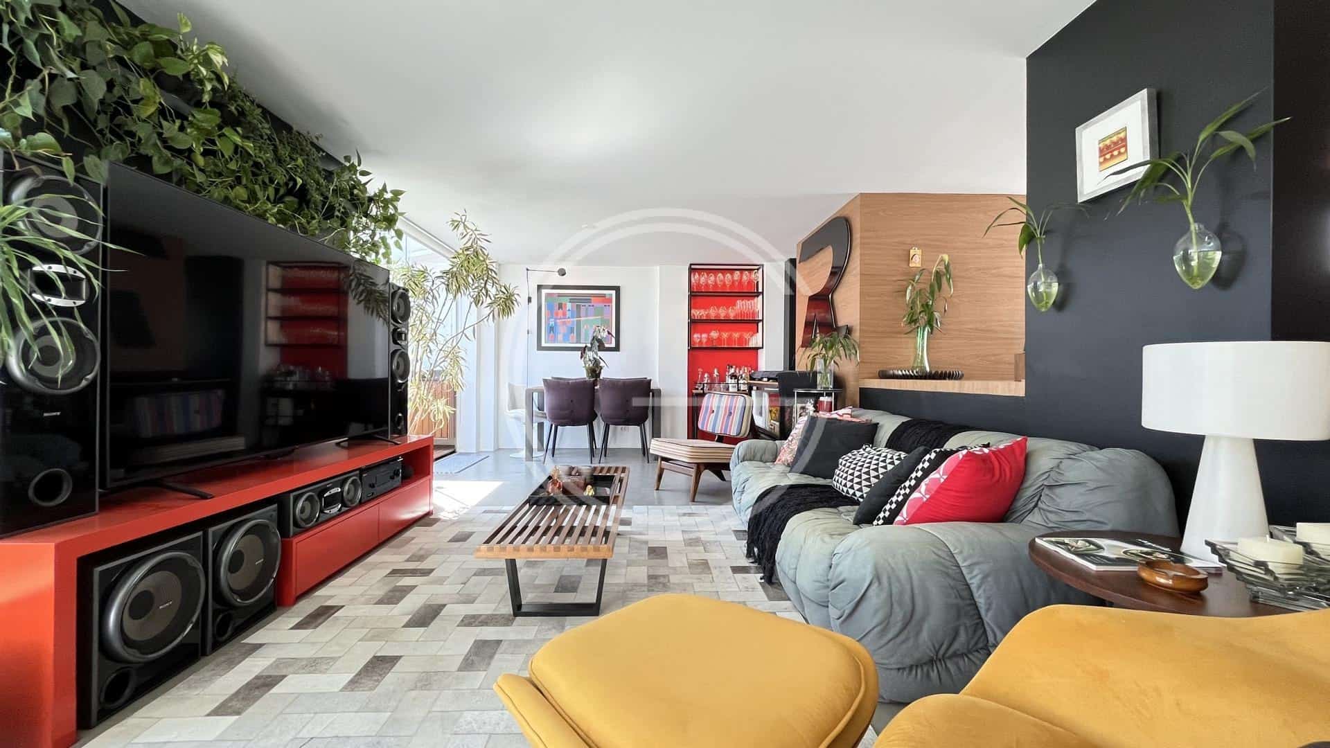 Condomínio Colibri Cobertura Condomínio Colibri Cobertura Sala de estar