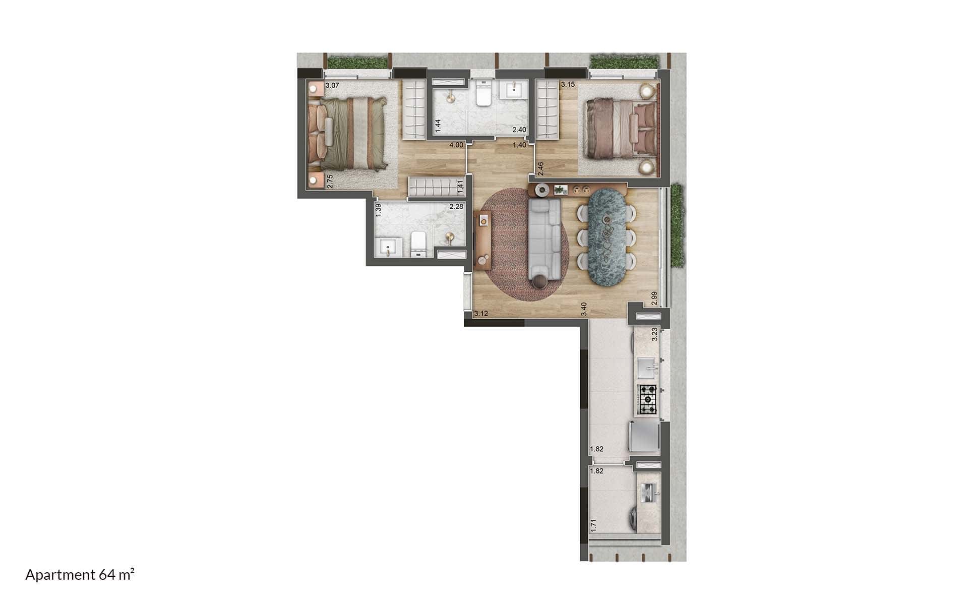 177 Jeronimo Apartamento Itaim Bibi - imagem 2 177 Jeronimo Apartamento Itaim Bibi - imagem 2