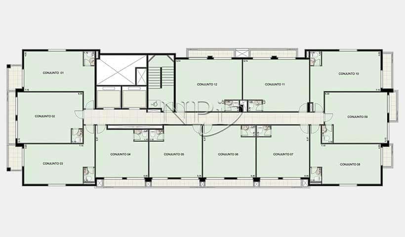 Edifício Neo Corporate Offices | 234 M² Com 4 Vagas de Garagem. - imagem 3 Edifício Neo Corporate Offices | 234 M² Com 4 Vagas de Garagem. - imagem 3