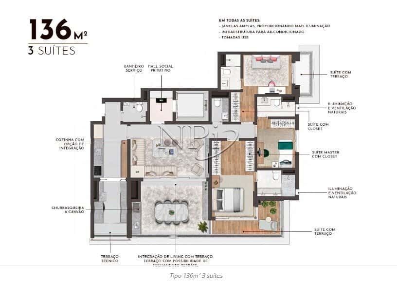 Place Klabin Cobertura - imagem 3 Place Klabin Cobertura - imagem 3