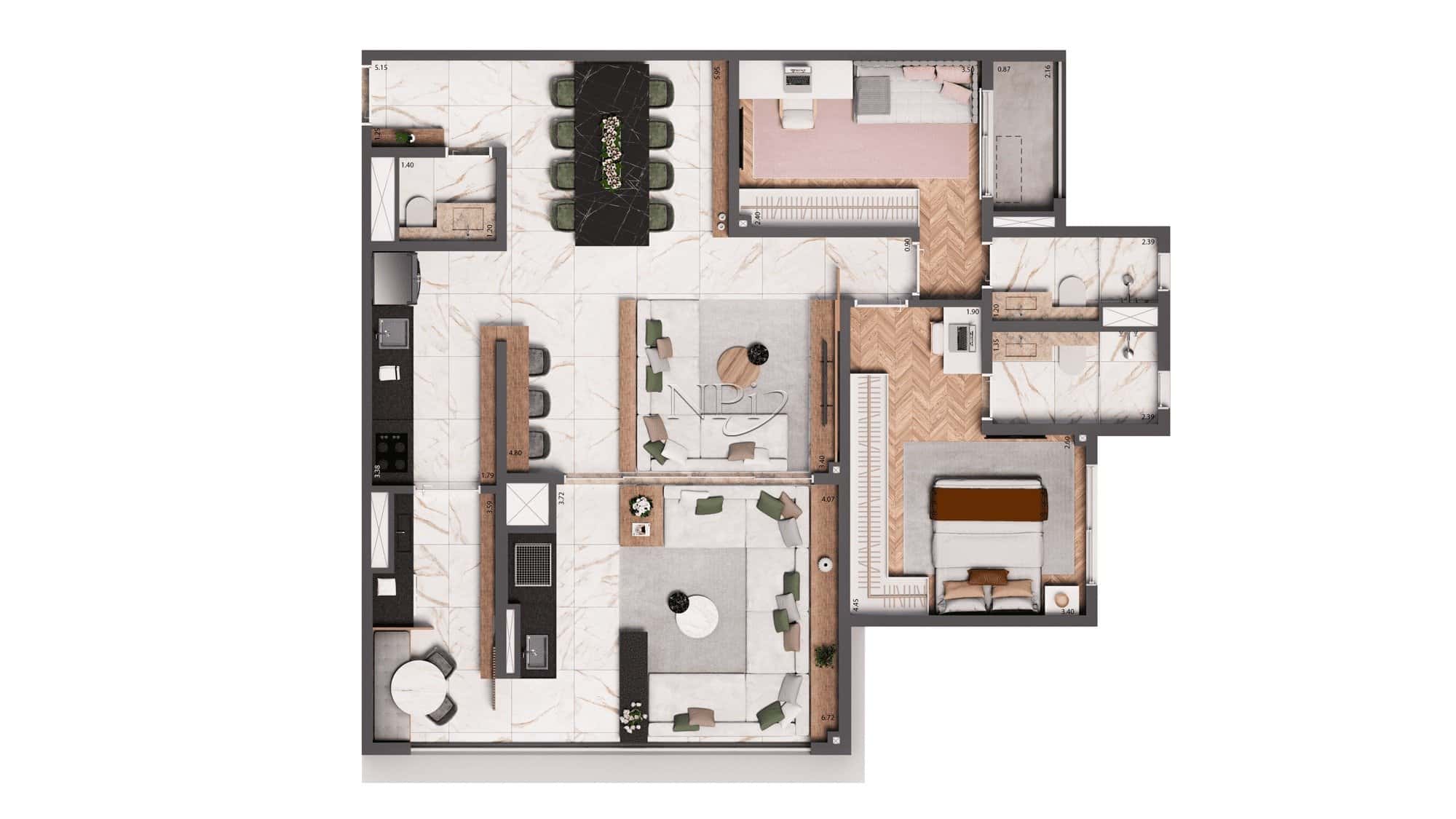 Living United Ipiranga Planta Living United Ipiranga Planta